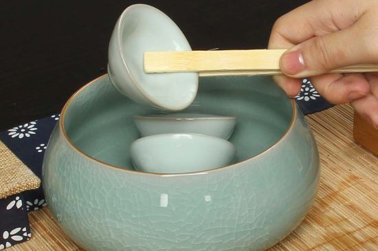 茶洗與茶盂區(qū)別圖片，怎樣使用茶盂和茶洗