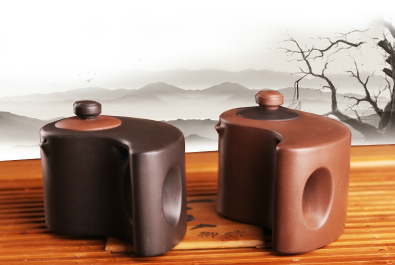 太極陰陽紫砂壺，創(chuàng)意格紫砂壺