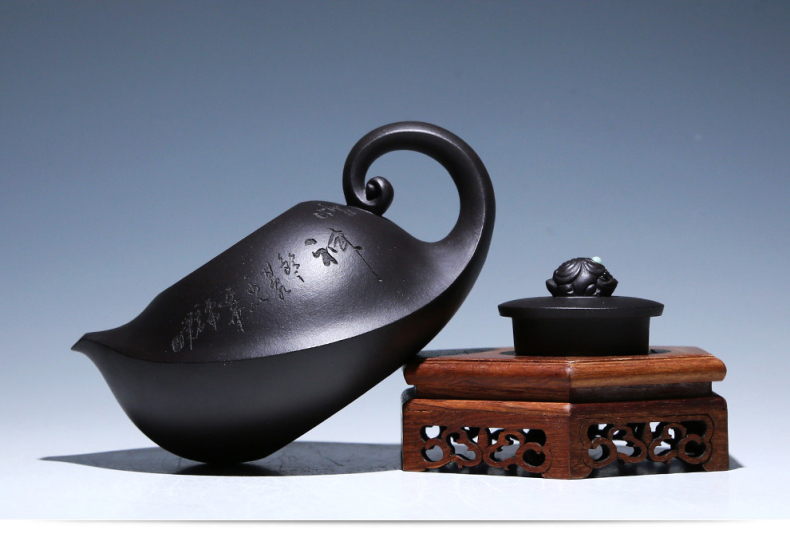 創(chuàng)意別致紫砂壺，個(gè)性手工美型外觀紫砂壺