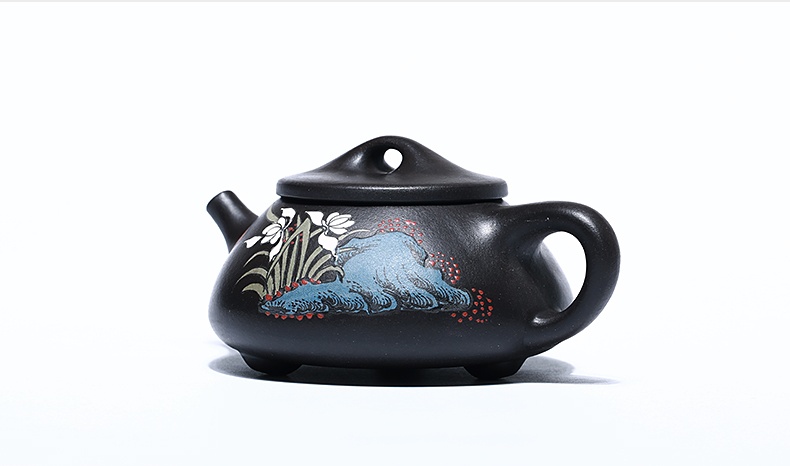 石瓢手工紫砂壺，精致典雅紫砂壺